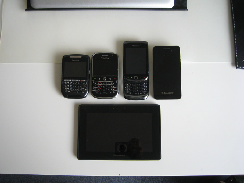 My Blackberry Collection